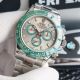 Swiss 7750 Rolex Daytona Watch The Ultimate Chronograph SS Grey Dial Green Ceramic Bezel (3)_th.jpg